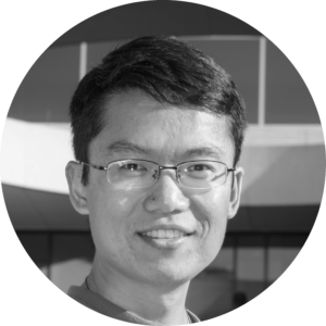 my headshot in black and white